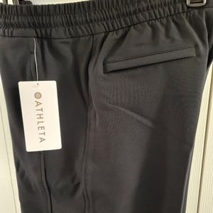 Athleta Stride Wide Leg Black Pants Size S